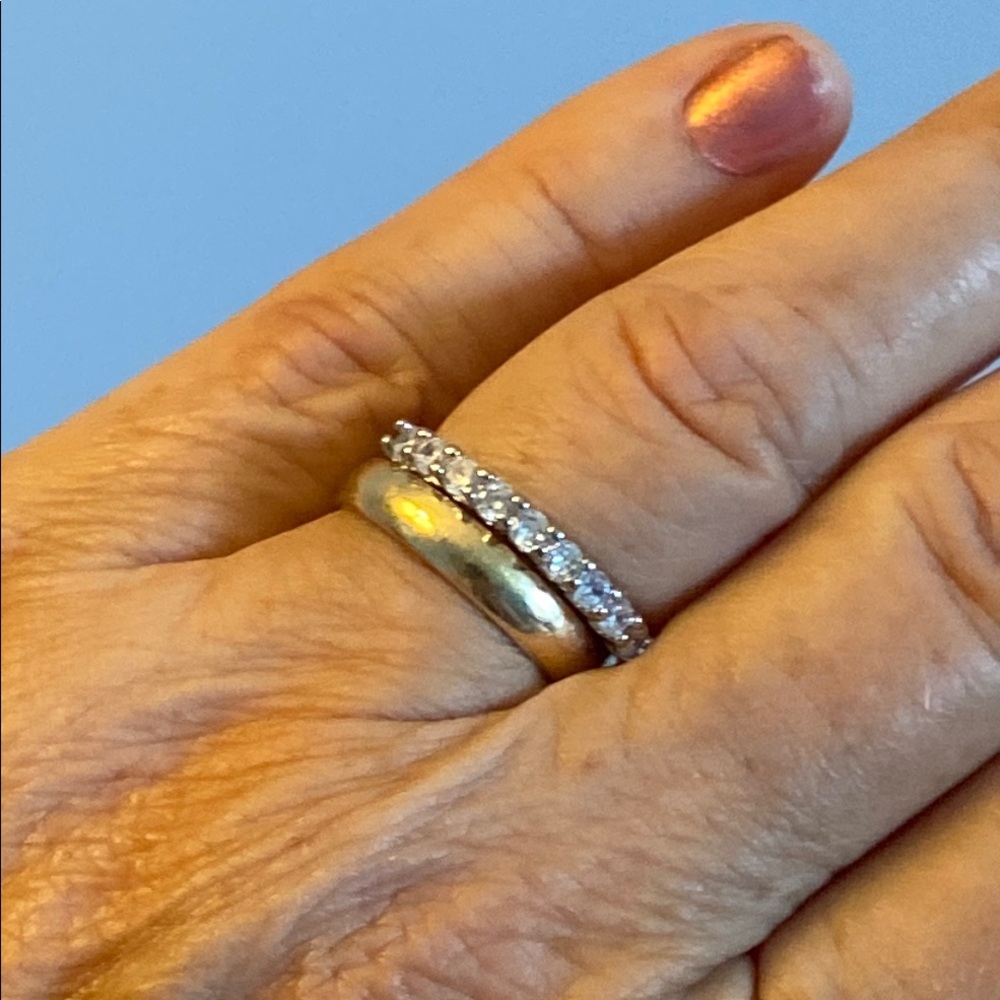 Faux Diamond Band/Ring (7.5)